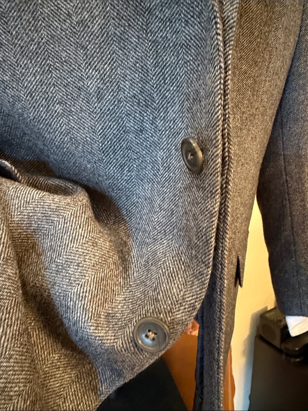 Lauren Ralph Lauren gray Herringbone Sport Coat - Picture 7 of 17